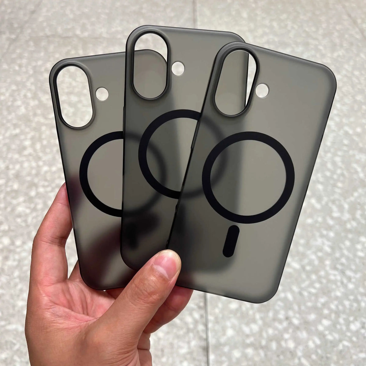 Paper Thin Matte Black Magsafe Case